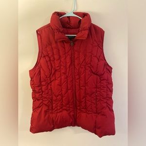 Women’s Lane Bryant Puffer Vest in Red Size 18/20